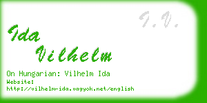 ida vilhelm business card